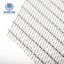 Stainless steel decorative double crimped wire mesh